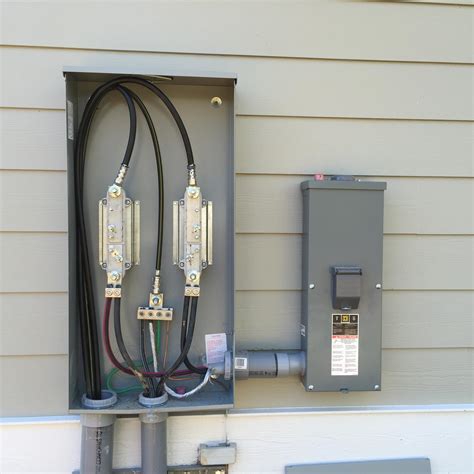 electric meter box with disconnect|meter base and main disconnect.